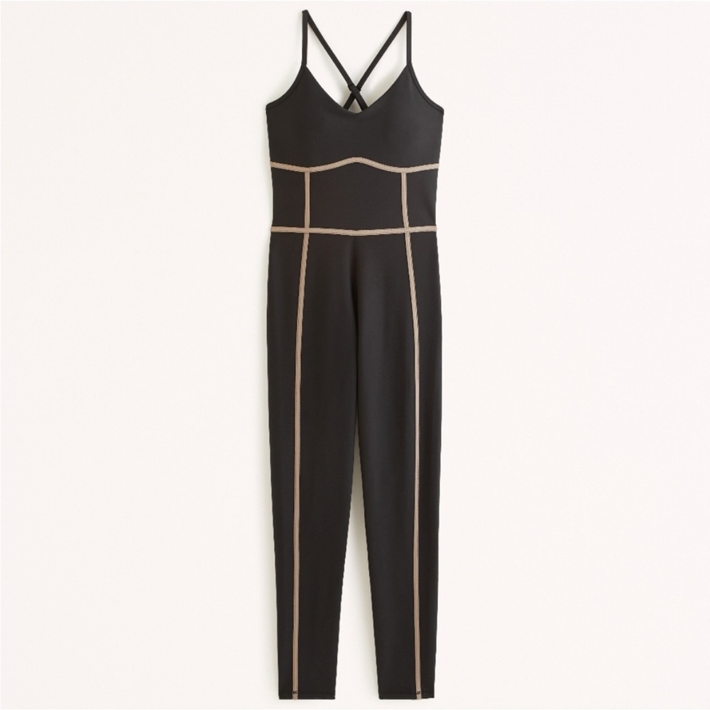 Black YSB by Abercrombie Women's Active Onsie